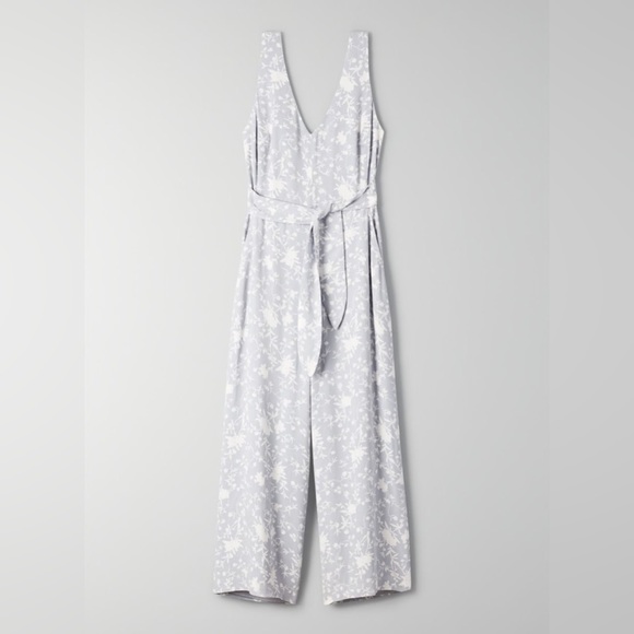Aritzia Wilfred Écoulement V Jumpsuit size 0 blue/grey - Picture 6 of 16
